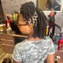 Kid's loc retwist