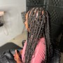 Natural hair Box Braids