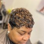 Cut and Style (shampoo included)natural hair additional cost