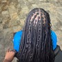 Extra small knotless braids