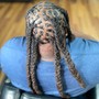 Mens single braids (box or triangle parts)