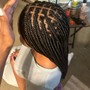 2 Cornrows (Natural Hair)