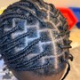 Men box braid or twist