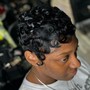 relaxer, short cut and style