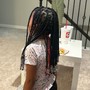 Half up half down weave