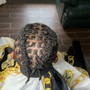 Kids loc’s Retwist & Style(regular-medium size) (12 & under)