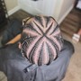 Cornrows (undercut) straight back