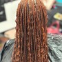 Touch up knotless or box braids