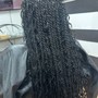 Fulani Feedin Braids + Half Sew-In