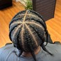 Two strand twists added hair