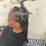 Large Knotless box braids