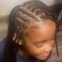 Kid's Smedium Knotless Braids