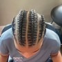 Add Human Boho hair to Braids