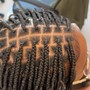 Cornrows stitching or traditional