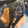 Braids, Crochets and Twist Takedown