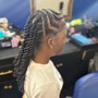 Twists adding in kinky or braiding hair