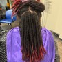 Loc Maintenance (Comb retwist) Medium to long Locs