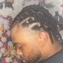 Loc Maintenance (Comb retwist) short to shoulder length