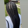 Small Knotless  Braids