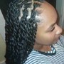 Cutie Braidz(small knotless into bob with curls