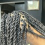 Instant locs with natural hair