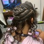 kids braid updo