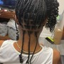 Medium tribal ponytail