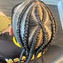 Fulani braids/ medium