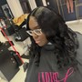 Closure wig install