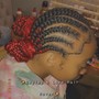 Natural Cornrows/ Braid down