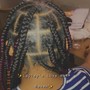 Tribal Braids + Knotless Braids