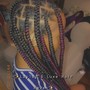 Tribal Braids + Knotless Braids