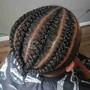 Kid's Feed in French Braids