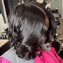 Silk Press + Hydration Treatment + Trim