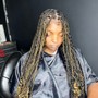 5-7 feed in braids