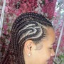 Goddess Braids corn rows