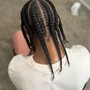 Small/medium knotless braids