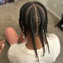 Small/medium knotless braids