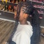 Mid back length retwist )