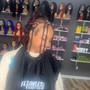 women locs styles w/ Extensions