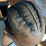 Natural Hair Cornrows