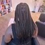 Medium Knotless Braids