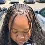 French Curl Knotless Braids