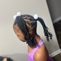 Braids front knotless back