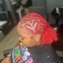 Freestyle braids (hair added)