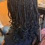 Kinky Twist-Medium size-short to shoulder length