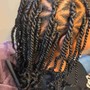 Kinky Twist-Medium size-short to shoulder length