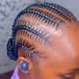 Small Feed In Braids (12-20 Braids)