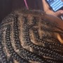 Kid's Braids with weave add beads