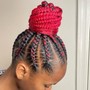 Feed In Braided Ponytail Braids